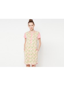 Puppy Pyjama Dress Flower Sleepwear